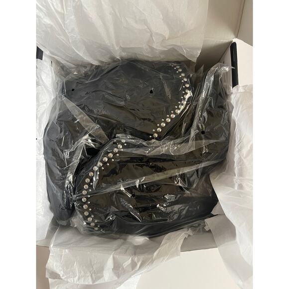 NINE WEST Sera Suede Dress Booties Black Size 8 - Picture 9 of 11